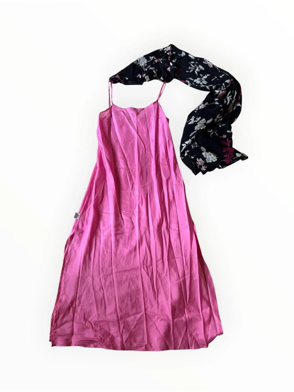 Donna Ricco 100% Silk Floral Cheongsam Dress